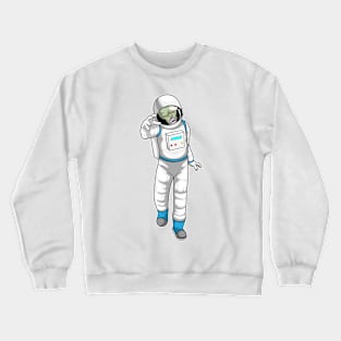 Zombie Halloween Astronaut Crewneck Sweatshirt